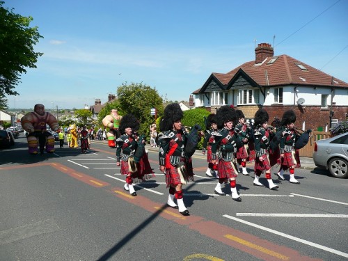 City of Leeds Pipeband at Pudsey Carnival
