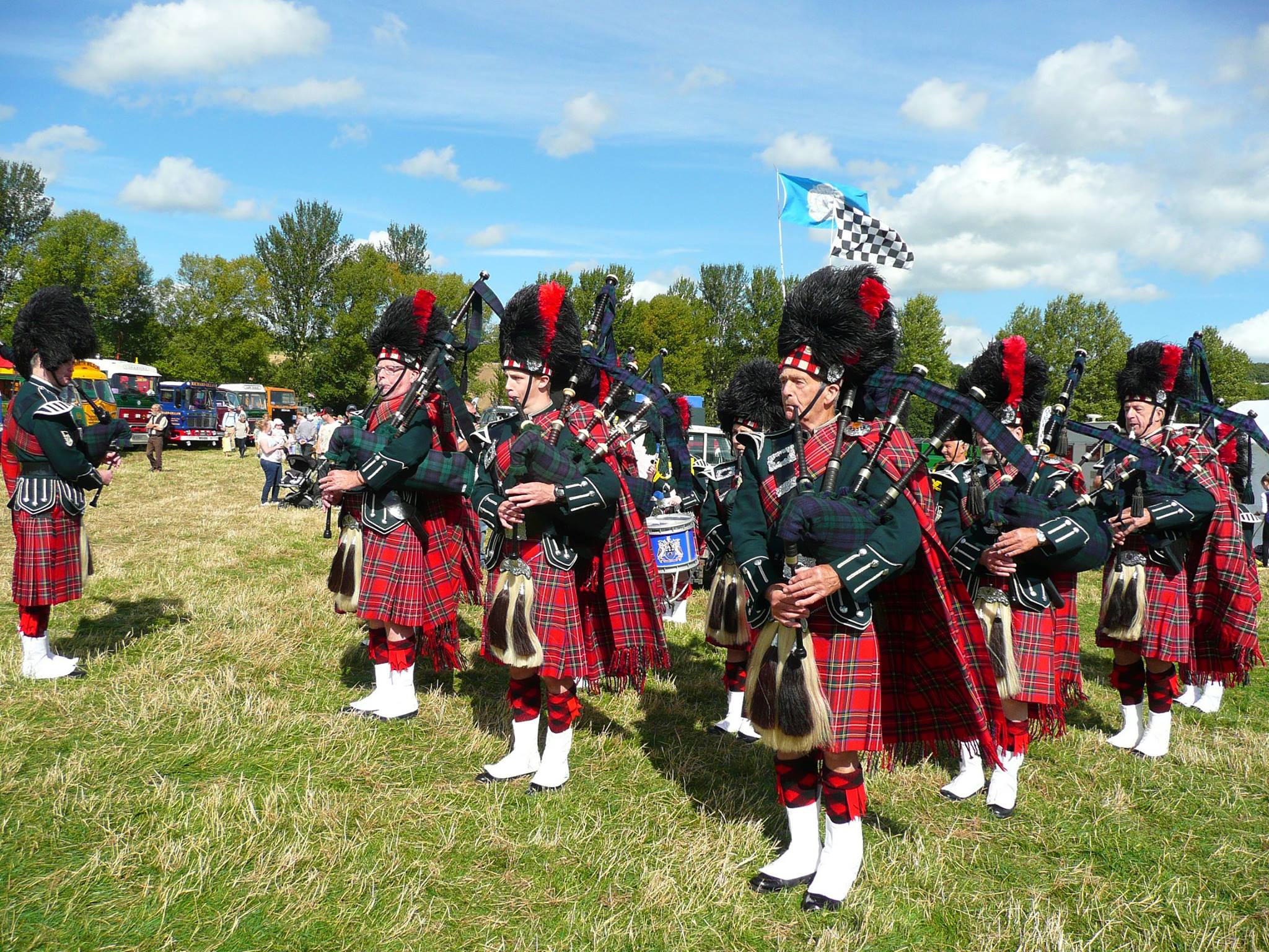 City of Leeds Pipe Band at OVTE